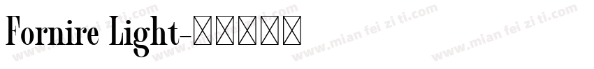 Fornire Light字体转换